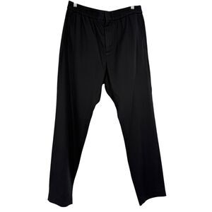 COS Mens Black Trouser Pants Size 34R Minimalist Workwear Career Basic
